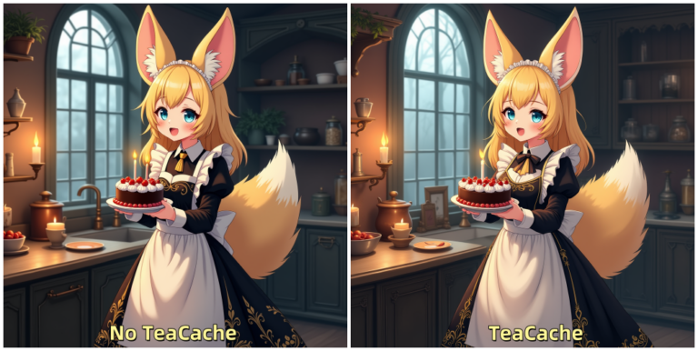 Flux 加速节点TeaCache，生成速度提升两倍！